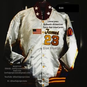 LeBron James Men's Headgear Classics McDonald's All American High School Jacket